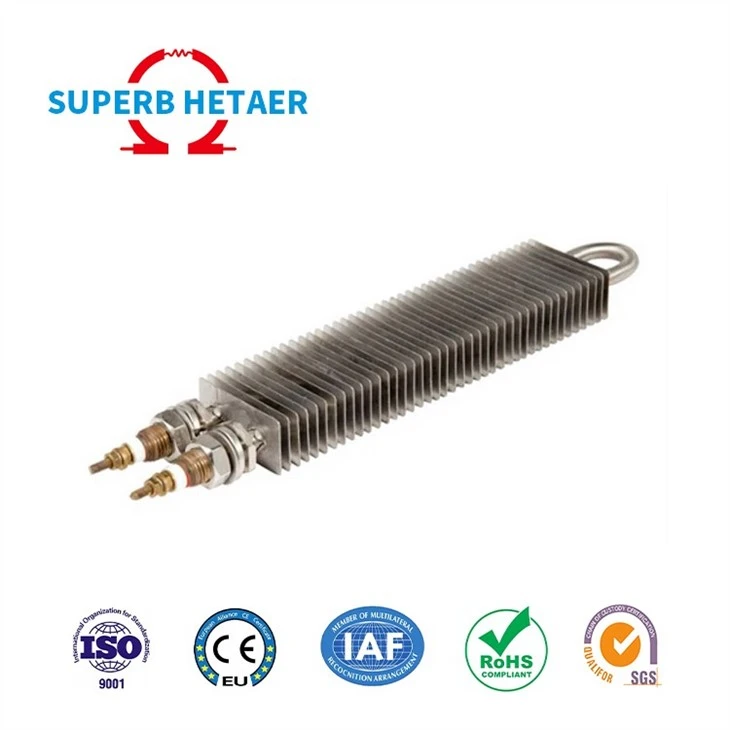 I U W Type Stainless Steel Heating Elements Finned Tubular Air Heater