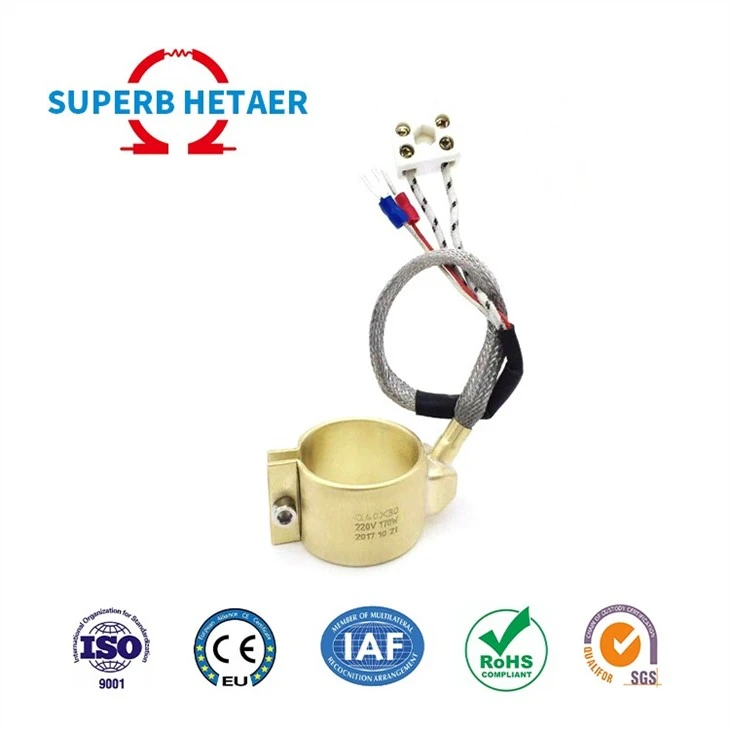 Plastic Extruder Copper Nozzle Brass Band Heater